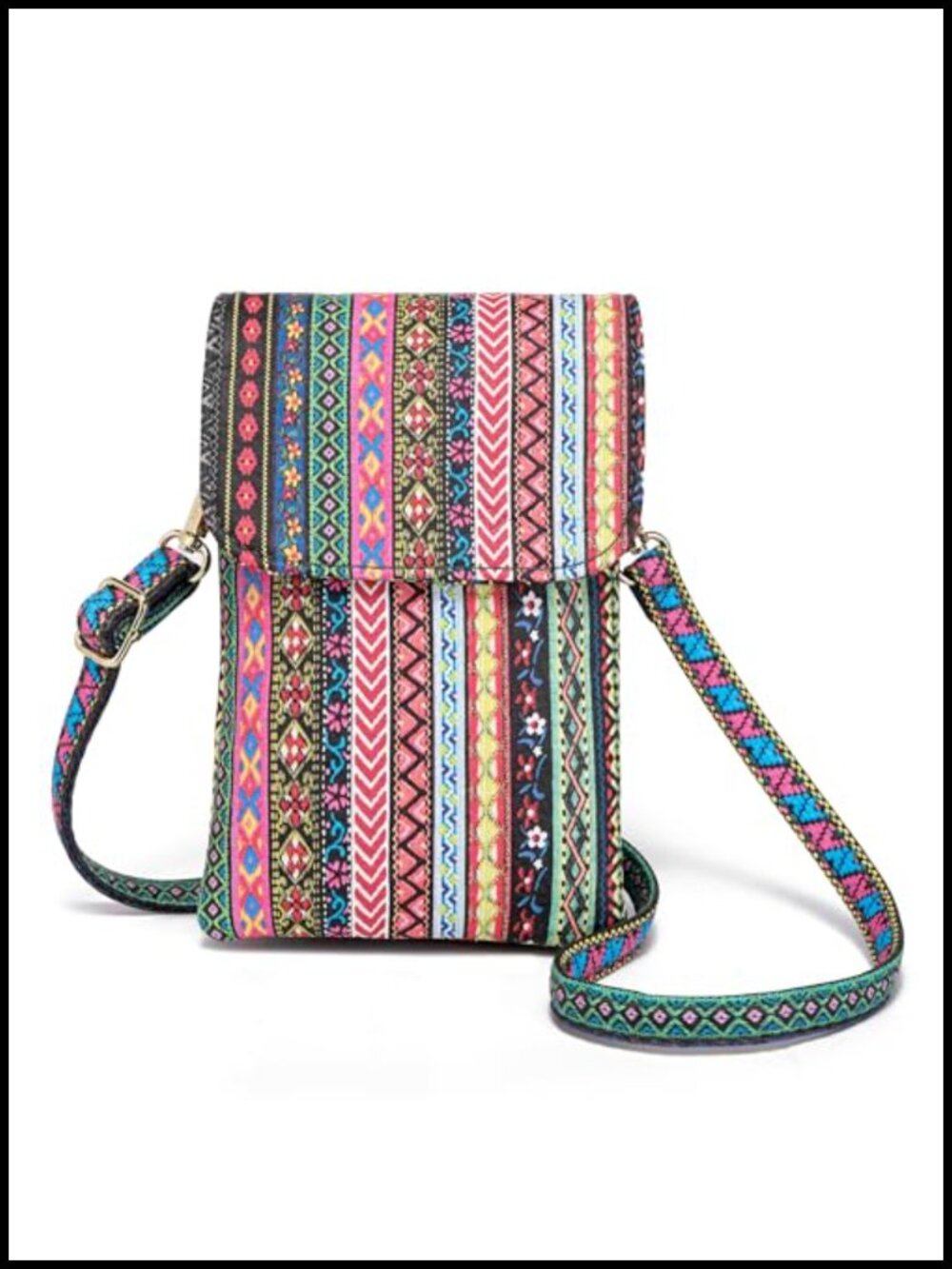 Small Crossbody Bag Faux Leather Phone Purse Adjustable Strap
